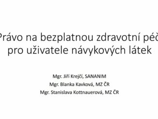 Prezentace Jiřího Krečího na téma práva na ošetření a práva na hospitalizaci z LŠHR 2018