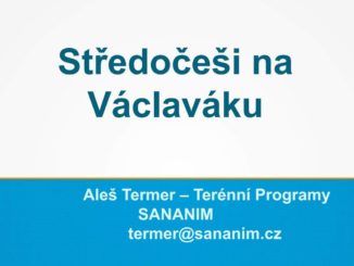Prezentace Aleše Termera Středočeši na Václaváku ze Středočeské AT Konference 2019